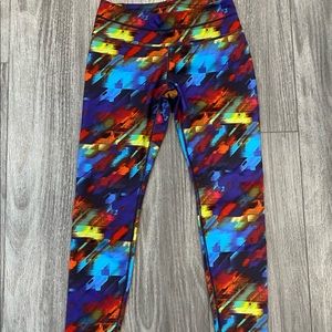 Like New Athleta Sonar Color Burst Yoga Legging SP